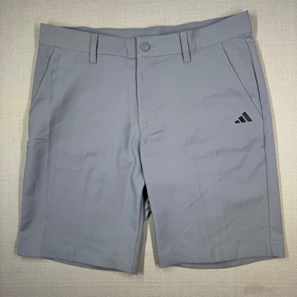 Adidas Mens Performance Golf Shorts Stretch Gray Size 32 NWT